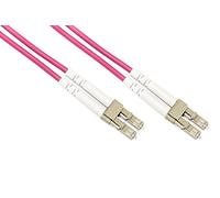 Cable de Fibra óptica LC a LC Multimodo Duplex OM4 50/125 m 0,5 m