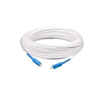 Cable de fibra óptica monomodo for interiores, 1 núcleo, SC UPC a LC UPC, puente de 400 m/450 m for una comunicación fiable.(Black,SC UPC 400m)