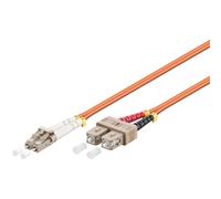 Cable de fibra óptica multimodo WP 10 m LC-SC OM1 naranja