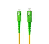 Cable de Fibra Óptica Nanocable 10.20.0015 SC/APC-SC/APC Monomodo Simplex LSZH 15m Amarillo