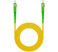 Cable de Fibra Óptica Nanocable 10.20.0002 Monomodo SC/APC-SC/APC Simplex LSZH 2m Amarillo