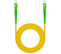 Cable de Fibra Óptica NanoCable SC/APC-SC/APC Monomodo Simplex LSZH 5 M Amarillo