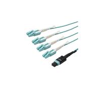 Cable de Fibra Óptica - StarTech.com - MPO8LCPL3M - 3 m - OM3 - Macho-Macho - Aqua