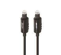 Cable de Fibra óptica TOSLINK Male/Male Black 2M