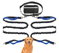 Cable de fijación para perros - Cable reflectante para perros de gran tamaño - Correa reforzada de nailon con bandas reflectantes para entrenamiento de camping