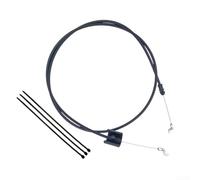 Cable de freno 182755 183567 para control de zona para Craftsman para cortacésped Bolens, cuerda de alambre de acero, paquete de 4 unidades, color negro