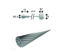 Cable de freno con doble conexión XLC br-x86 2250 mm TU
