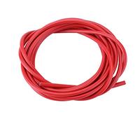 Cable de Freno de Bicicleta de 3 m Alambres de Bicicleta de Acero y Caucho y PVC duraderos para Bicicletas MTB de Carretera Reemplazo Kit de Accesorios(Rojo)