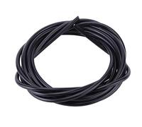 Cable de Freno de Bicicleta de Alambres de Bicicleta de Acero y Caucho y PVC duraderos para Bicicletas de Carretera Reemplazo Kit de Accesorios(Negro)