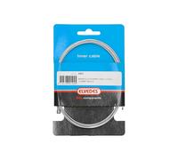 Cable de freno interior - Elvedes - 2250 mm - Ø1,5 mm - Acero galvanizado - V-niple - Compatible Shimano