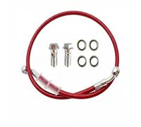 Cable de freno Kit De Manguera Freno Motocicleta M10 * 1,25mm Línea Hidráulica Trenzada Roja Para Para Suzuki Universal 400-2400mm Acero Inoxidable Línea Embrague Freno