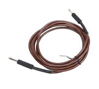 Cable de Guitarra, Cable de Guitarra Elctrica de Instrumento de Transferencia de Seal Superior 6, 35 Mm Macho a Macho Reduccin de Ruido de Instrumento Coaxial (3