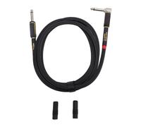 Cable de Guitarra de 6, 35mm, 6, Pies 1/4 Pulgadas de Doble Blindaje de ngulo Recto a Recto Cable de Cables de Instrumento para Altavoz Guitarra Elctrica bajo