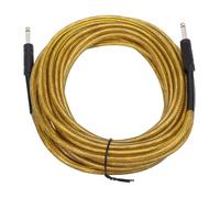 Cable de Guitarra, GT-89 Cable de bajo Elctrico Reduccin de Ruido Avanzada Recto de Guitarra de Instrumento de Cabeza Recta Flexible de Plstico PVC de 6, 35 (10