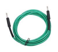 Cable de Guitarra, GT-89 Cable de bajo Elctrico Reduccin de Ruido Avanzada Recto de Guitarra de Instrumento de Cabeza Recta Flexible de Plstico PVC de 6, 35 (3
