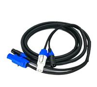 Cable de iluminación de Escenario Combinado 2 en 1 de 3 pies, 6 pies, 10 pies y 15 pies con Conector de 3 Pines(10ft)