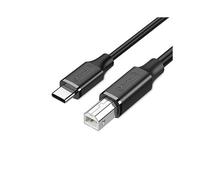 Cable de Impresión USB 2.0 Tipo C: Conexión de Datos de Alta Definición para Impresoras y Dispositivos 1.5m