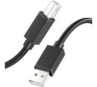 Cable de impresora,Cable USB 2.0 - 2.1 metros de alta velocidad estable macho A a B USB 2.0 Cable para monitor de computadora teclado e impresora