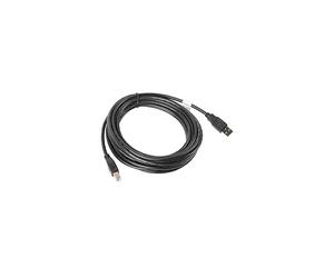 Cable de impresora - Lanberg - CA-USBA-10CC-0050-BK - USB A macho a USB B macho - 5 m - Negro