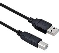 Cable de impresora USB A a USB B a cable de escáner de ordenador para HP, Canon, Dell, Epson, Brother, Lexmark, Xerox, Samsung, Piano, DAC, teclado MIDI 1,5 m