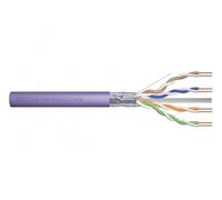 Cable de instalación DIGITUS Cat.6, F/UTP, Dca, AWG 23/1, LSOH, 50 m, morado