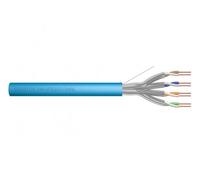 Cable de instalación DIGITUS Cat.6A, U/FTP, B2ca, AWG 23/1, LSOH, 500 m, azul, carrete
