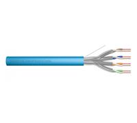 Cable de instalación DIGITUS cat.6A, U/FTP, Eca, AWG 23/1, LSOH, 100m, azul, caja de cartón Eca (EN 50575), AWG 23/1, 100m caja de papel, sx, azul