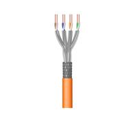 Cable de instalación Ewent IM1227 Cat7 S/FTP 100m Naranja 1200MHz LSZH