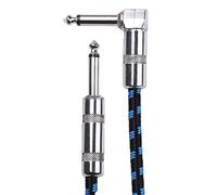 Cable De Instrumento De Guitarra De 3 Metros/9,8 Pies Cable De Audio Con Reducción De Ruido Cable De Instrumento De Guitarra De Núcleo De Cobre Para Bajo De Guitarra Eléctrica