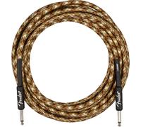 Cable de instrumento Fender de tweed profesional de 5,7 m, recto, camuflaje desierto (paquete de 1)