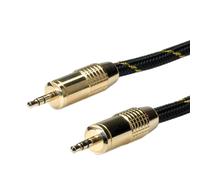 Cable de interconexión de audio roline gold 3,5mm conector - conector