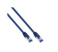Cable de interconexión en línea, S/FTP (PiMf), Cat.6A, azul, 1 m