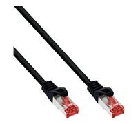 Cable de interconexión InLine®, S/FTP (PiMf), Cat.6 250MHz, PVC, cobre, negro, 0,5m