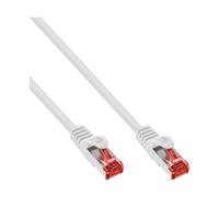Cable de interconexión InLine®, S/FTP (PiMf), Cat.6, blanco, 2 m sin halógenos, cobre