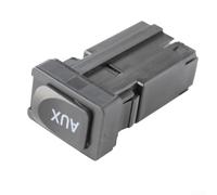 Cable de interfaz de audio AUX para automóvil para vehículos Toyota, 1 paquete, reemplazo OEM 86190-02020, adaptador estéreo de ajuste directo, construcción ABS, instalación de consola central