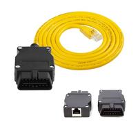Cable de interfaz ENET (Ethernet a OBD2), cable ENET RJ45 para BMW E-sys, línea de datos oculta amarilla para codificar módulos de programación individuales BMW Serie F (amarillo, L)