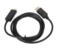 Cable de interfaz multimedia DP a HD, soporte de función 4D enchufe caliente 1.8m/5.9ft DisplayPort adaptador PVC para PC para TV (1080p DP A HDMI)