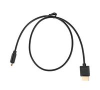 Cable de interfaz multimedia HD Conector chapado en oro Cable de interfaz multimedia HD transmisión bidireccional ultra fino para Action Cam 4K 2K (0,6 m)