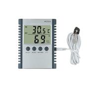 Cable de interior/exterior para uso en laboratorio de sonda digital Plus digital de 2 m de humedad con medidor LCD, memoria, oficina, hogar, pantalla mín./max (modelo HC520)