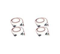 Cable de Interruptor de Reinicio de Encendido Y Apagado ATX de 4 Piezas con 2 Luces LED, Rojo, Verde, Carcasa ATX, Bisel Frontal, 65 cm