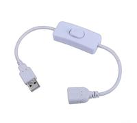 Cable de interruptor USB diseñado para tiras de luz e iluminación de inducción, fácil instalación y cableado simple para un uso cómodo (blanco)