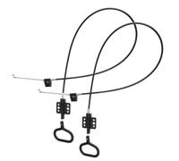 Cable de Liberación Negro 2 Piezas, para Sillón Reclinable Tirador | Repuesto Anillo en D y Clip, Base Reforzada, Uso en Hogar y Bricolaje, para Reparación Duradera