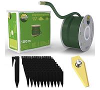 Cable de limitación de 100 m + 300 estacas + 30 cuchillas para robot cortacésped, cortacésped, accesorios para cable de búsqueda, compatible con Bosch Indego