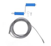 Cable de Limpieza de Drenaje, Barrena de Drenaje de Cable de Alcantarillado, Limpiador de Cables de 16mm, Fontanero de Inodoro, Fontanería, Tubería de Serpiente, Limpiador de (3