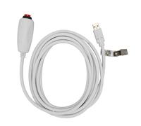 Cable de llamada de enfermería de repuesto universal con interfaz USB, botón rojo de alerta de emergencia, diseño impermeable, clip para sábana,