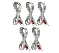 Cable de Masaje Muscular TENS, Alambre de Lámina de Cobre, Enchufe de 6,35 Pines, Cable de Electrodo de Contacto, Multifunción, para Viajes en el Hogar, Uso para Equipos de Atención Médica