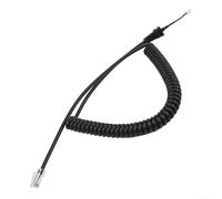 Cable de micrófono de repuesto para radios Yaesu - Cable en espiral elástico (40-150 cm), compatible con