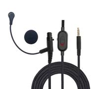 Cable de micrófono flexible para auriculares para comunicación de voz sin problemas, compatible con Q701 / K712 / K702 / K240 / K141 / K171 Cable de repuesto