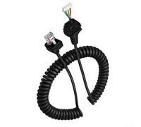 Cable de micrófono HM-152, para ICOM IC-2300H IC-2800H IC-2725E IC-V8000, cable de micrófono RJ45 de 8 pines con núcleo de cobre para radio jamón