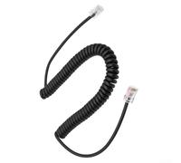 Cable de micrófono ICOM HM-133 HM-133V | Material ABS RJ45 de 8 pines de repuesto para radio de coche ID-800H IC-2720H IC-2820H para walkie-talkie
